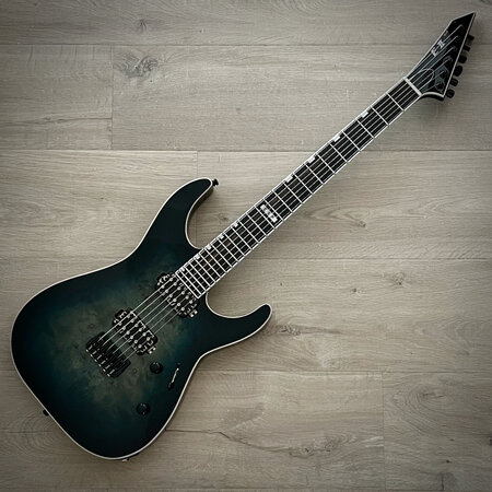 E-II (ESP) M-II HT, Mercury Blue Burst, with ESP Form-Fit Hardshell Case, Made in Japan (2023)