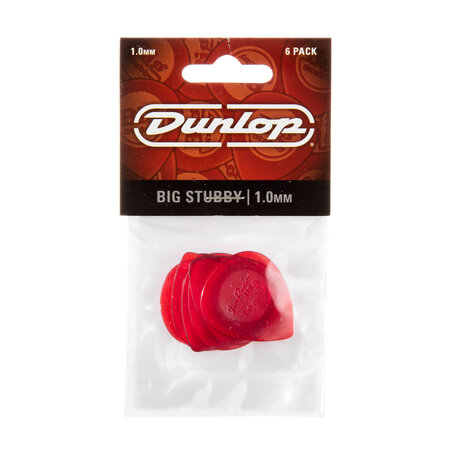 Dunlop Big Stubby Guitar Picks 1.0 (6-Pick Pack)