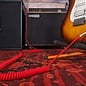 Pig Hog "Half Coil" Instrument Cable, 30-Foot, Candy Apple Red (vintage style with tangle-free distance!)