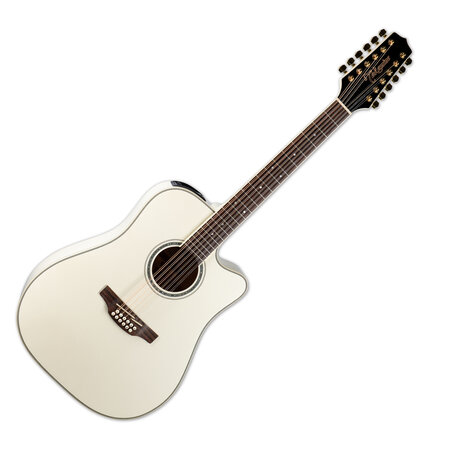 Takamine GD37CE-12 PW, Acoustic-Electric 12-String Guitar, Gloss Pearl White