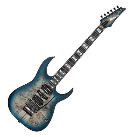 Ibanez RG Premium 6-String Electric Guitar - Cosmic Blue Starburst Flat, RGT1207PB-CTF, New for 2024!