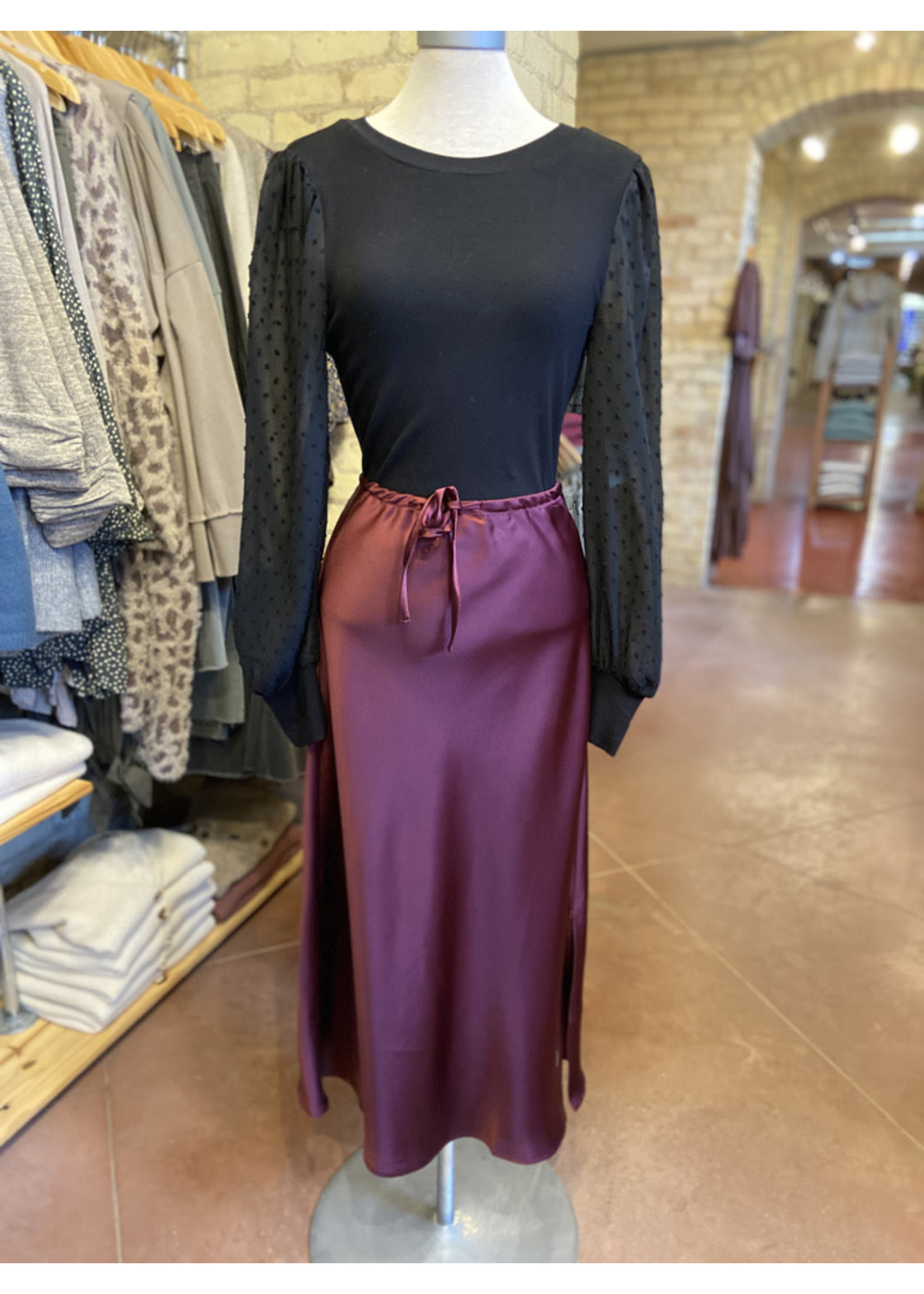 Dress Forum Side Slit Midi Skirt
