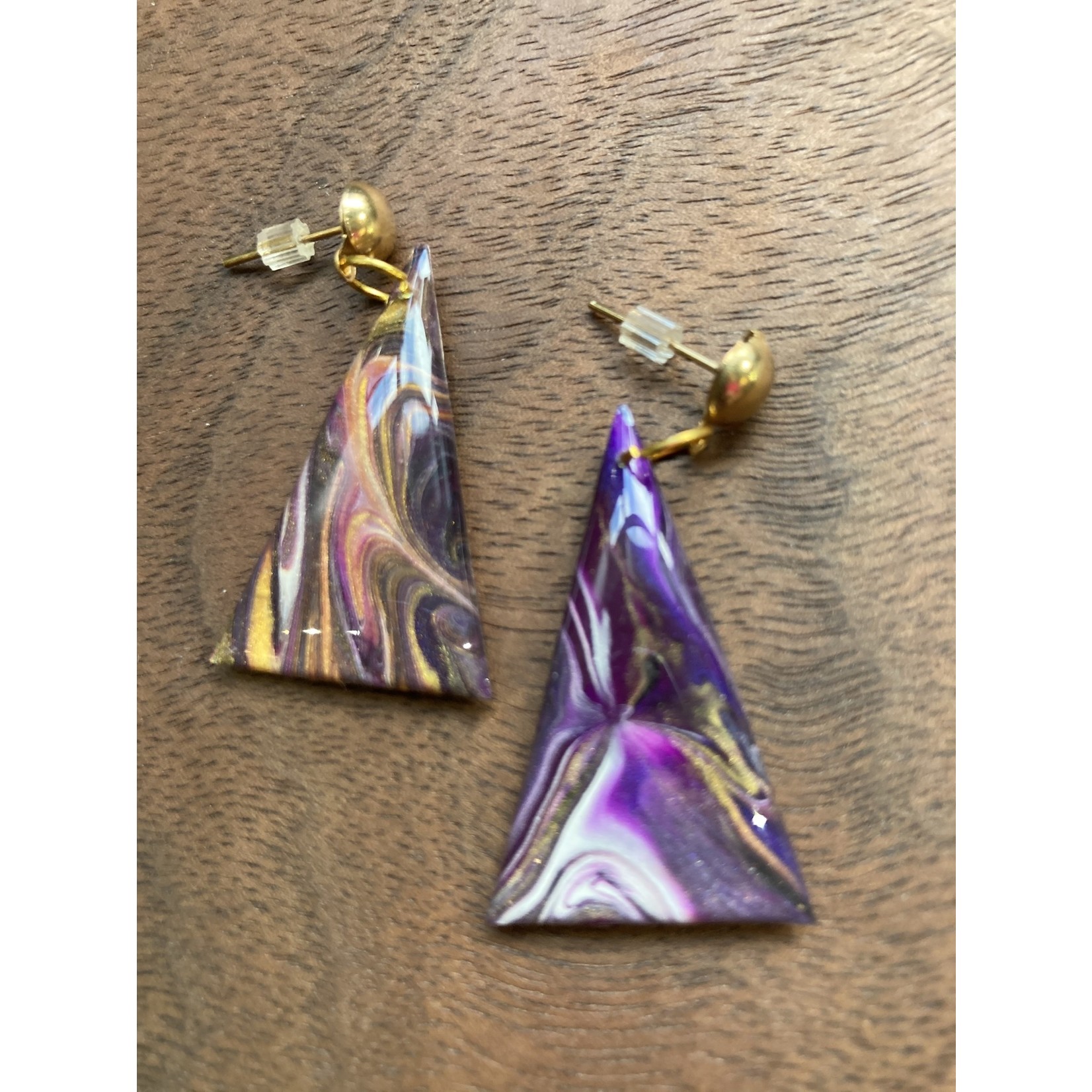 Hannah Wilson Hannah Eli Art | Kenyon triangle earrings