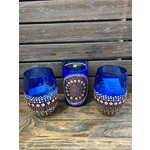 Susan Cowher Candles Uncorked| 3 pc Mandala set (Colbalt Blue)