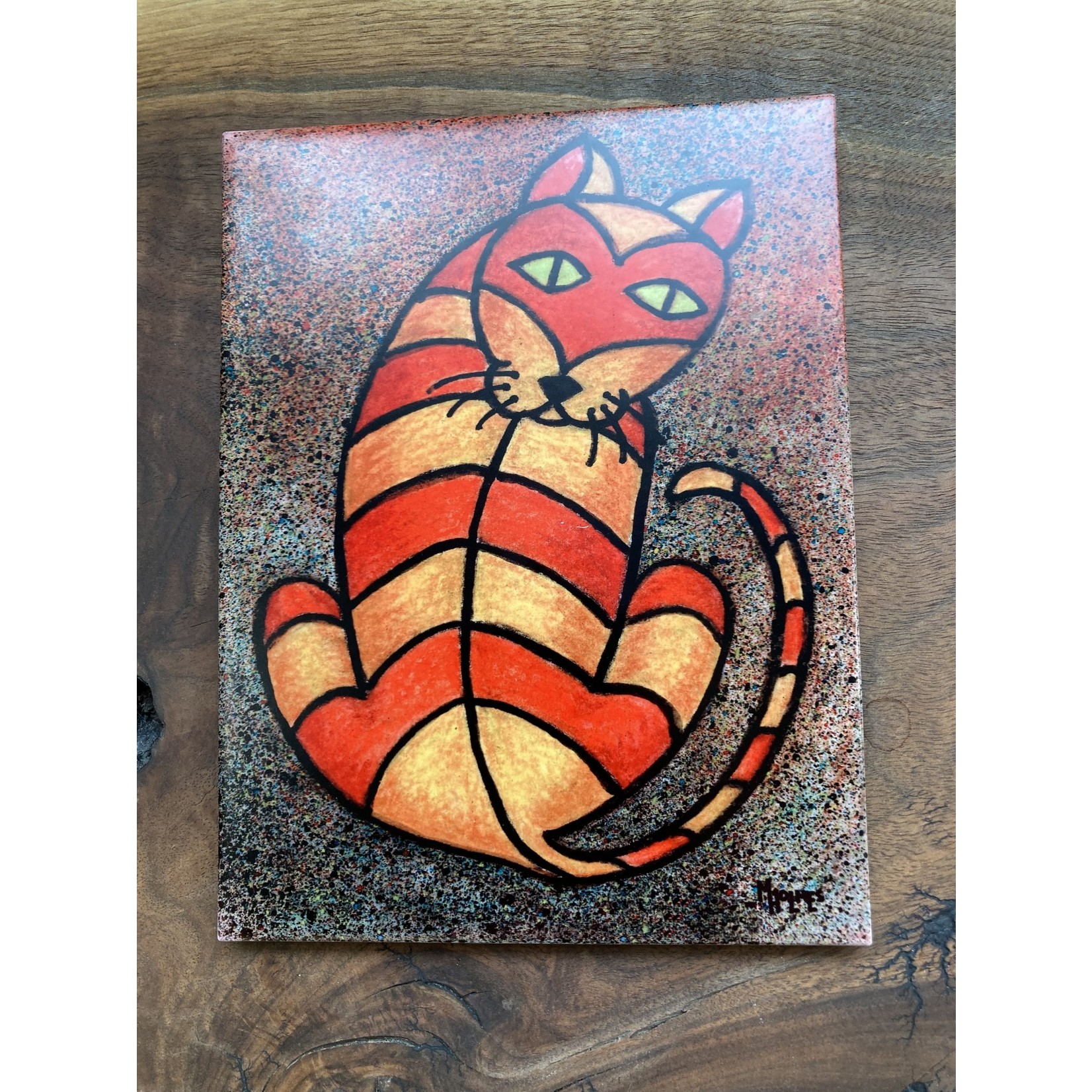 Mary Holmes Mary Holmes - Cat tile 6x8