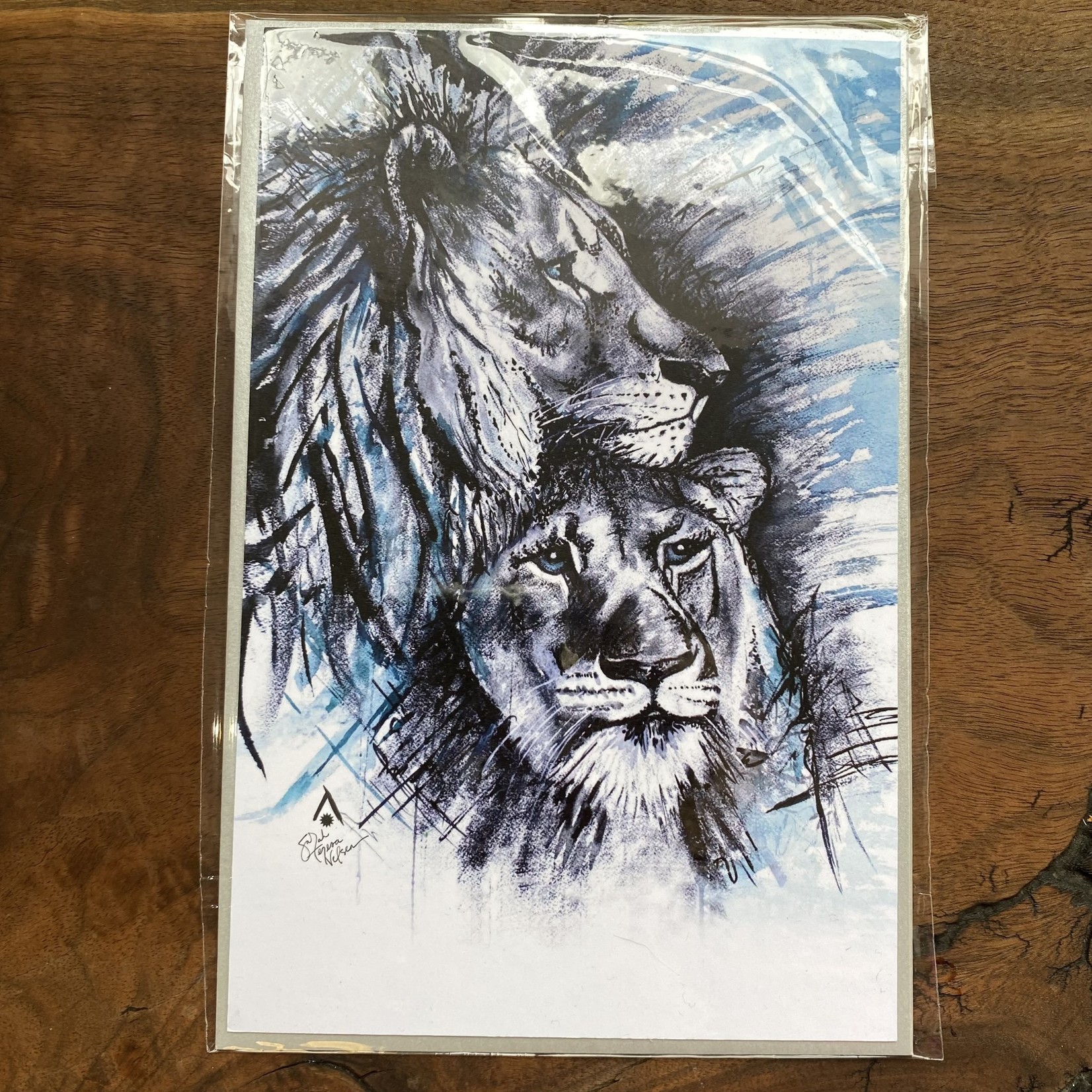 Atlas Art Atlas Art | Lion Pair Cards