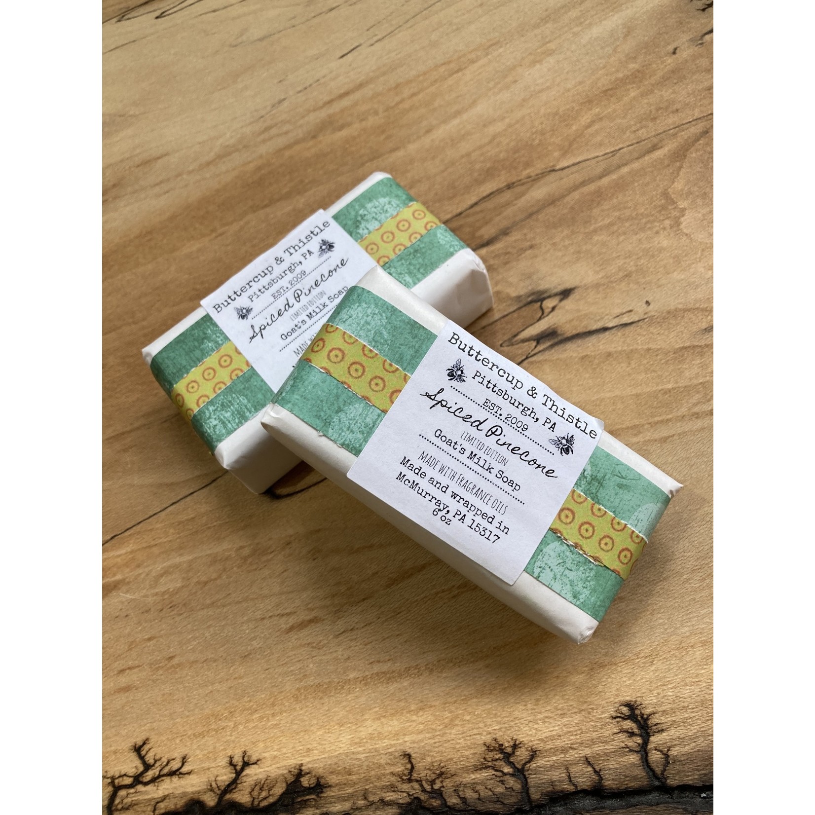 The Buttercup and Thistle Buttercup & Thistle Soap l Spiced Pinecone