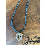 Colleen Hirsh Colleen Hirsh #175 Dolphin Sanibel Blue Beads Necklace