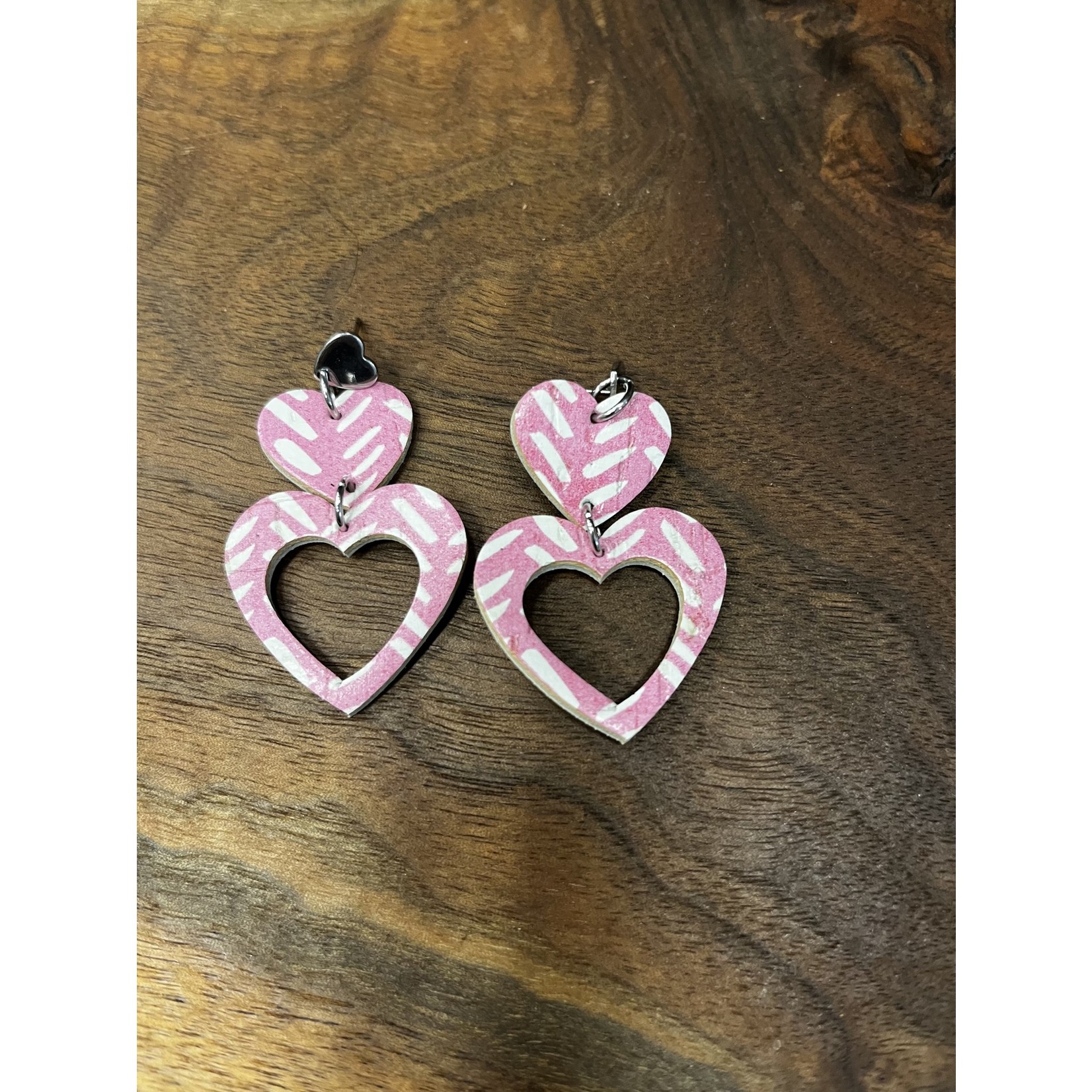 molliPOPdesign MolliPOP design | pink heart cut-out sweetheart Earrings