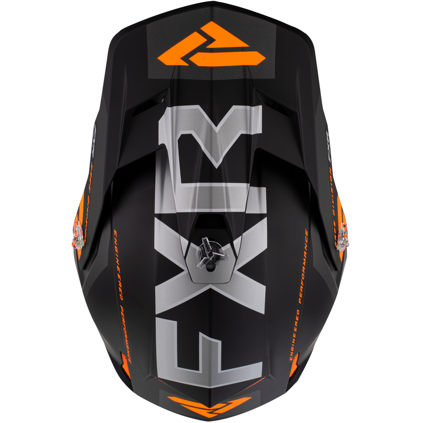 FXR Embrague Evo Casco Moto-Gris Negro para Hombre Orange Todos los Tamaños 