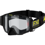 FXR Maverick Cordless Electric Goggle - HI VIS/BLACK