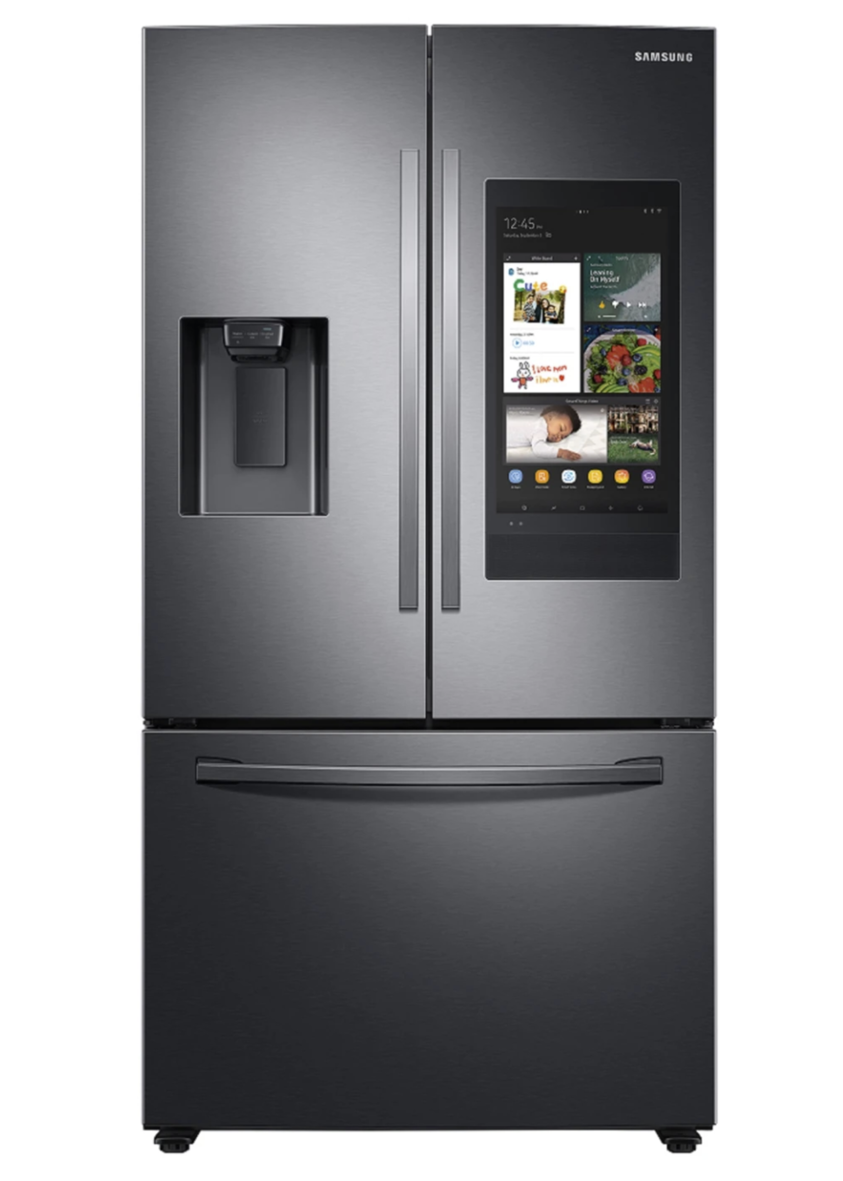 SAMSUNG Samsung 36 Inch Wide 26.5 Cu. Ft. with Family Hub rRefrigerator
