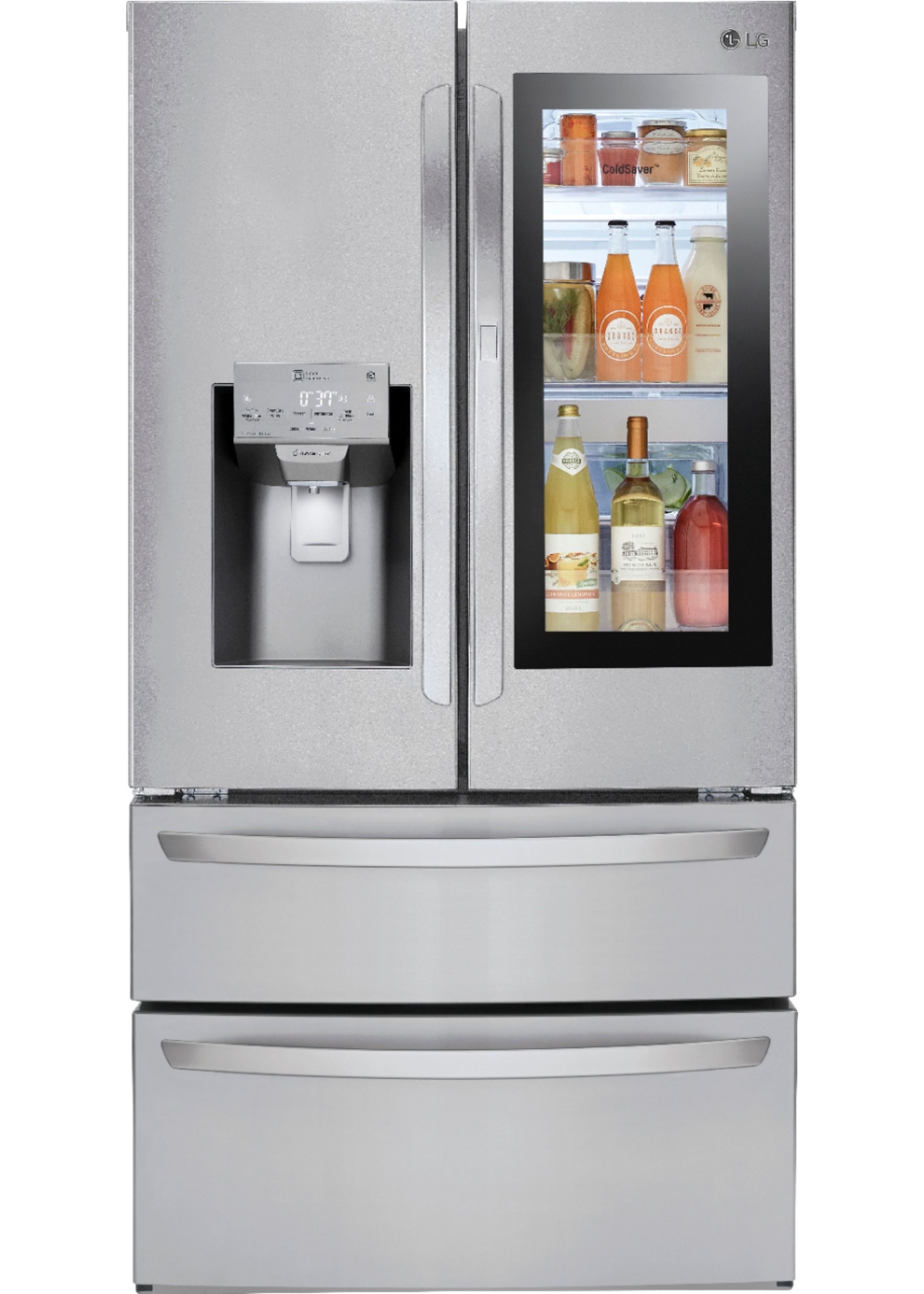 LG LG Electronics 28 cu. ft. 4-Door Smart Refrigerator with InstaView Door-in-Door in Stainless Steel