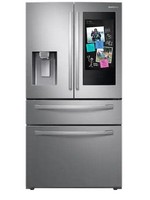 SAMSUNG Samsung 27.7 cu. ft. Family Hub 4-Door French Door Smart Refrigerator in Fingerprint Resistant Stainless Steel