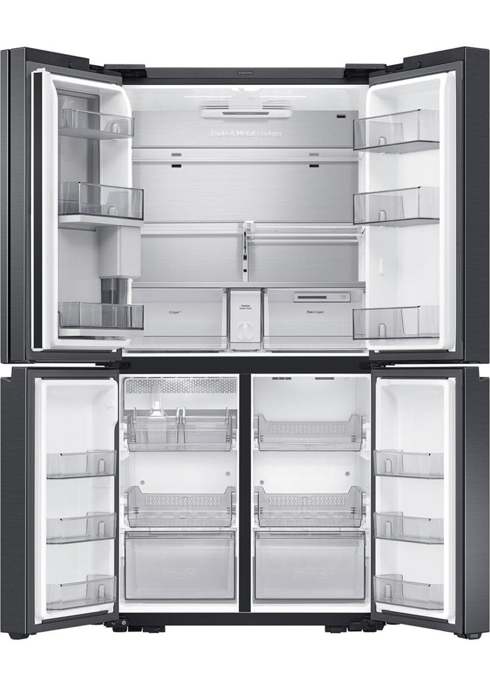 Samsung - BESPOKE 23 cu. ft. 4-Door Flex French Door Counter Depth Sma –  stlapplianceoutlet