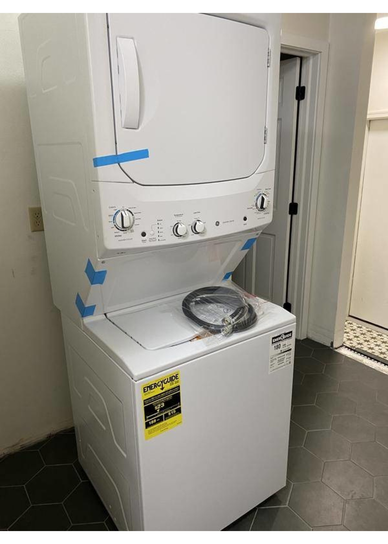 GE 2.3 Cu. Ft. Top Load Washer and 4.4 Cu. Ft. Electric Dryer