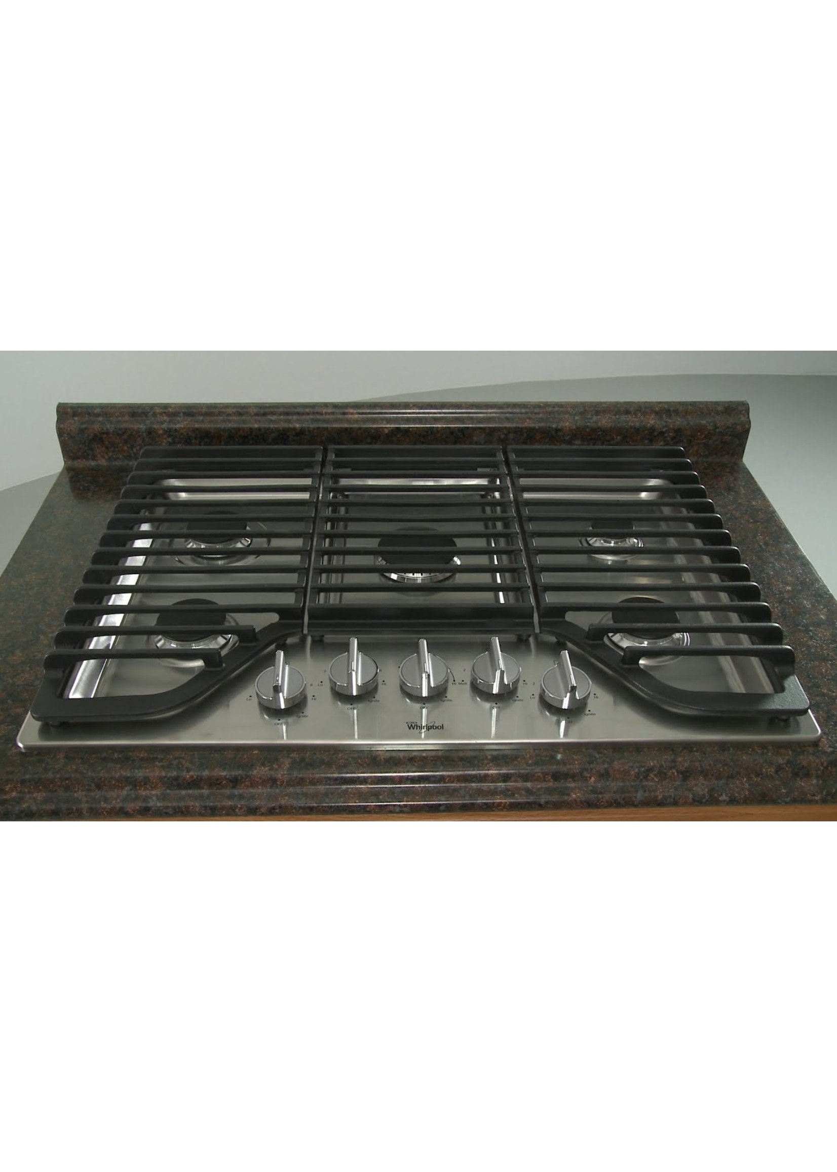 30-inch Gas Cooktop with Griddle Stainless Steel WCG97US0HS