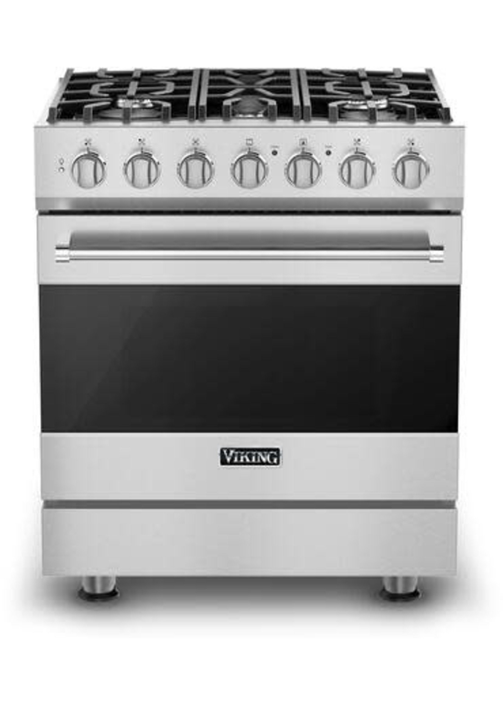 VIKING Viking 3 Series 30 Inch Freestanding All Gas Range with Natural Gas, 5 Sealed Burners