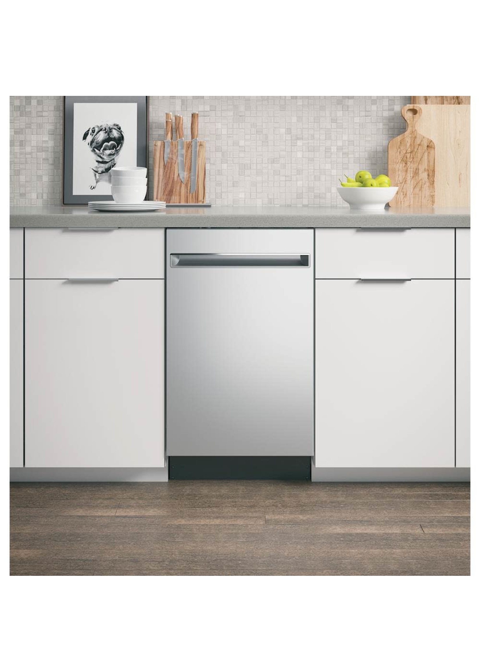 Ge Profile 18" Top Control Built-In Dishwasher with Stainless Steel Tub - Stainless steel