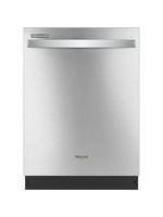 Whirlpool Whirlpool 24 in. Fingerprint Resistant Stainless Steel Top Control Built-In Tall Tub Dishwasher with Sensor Cycle, 51 dBA