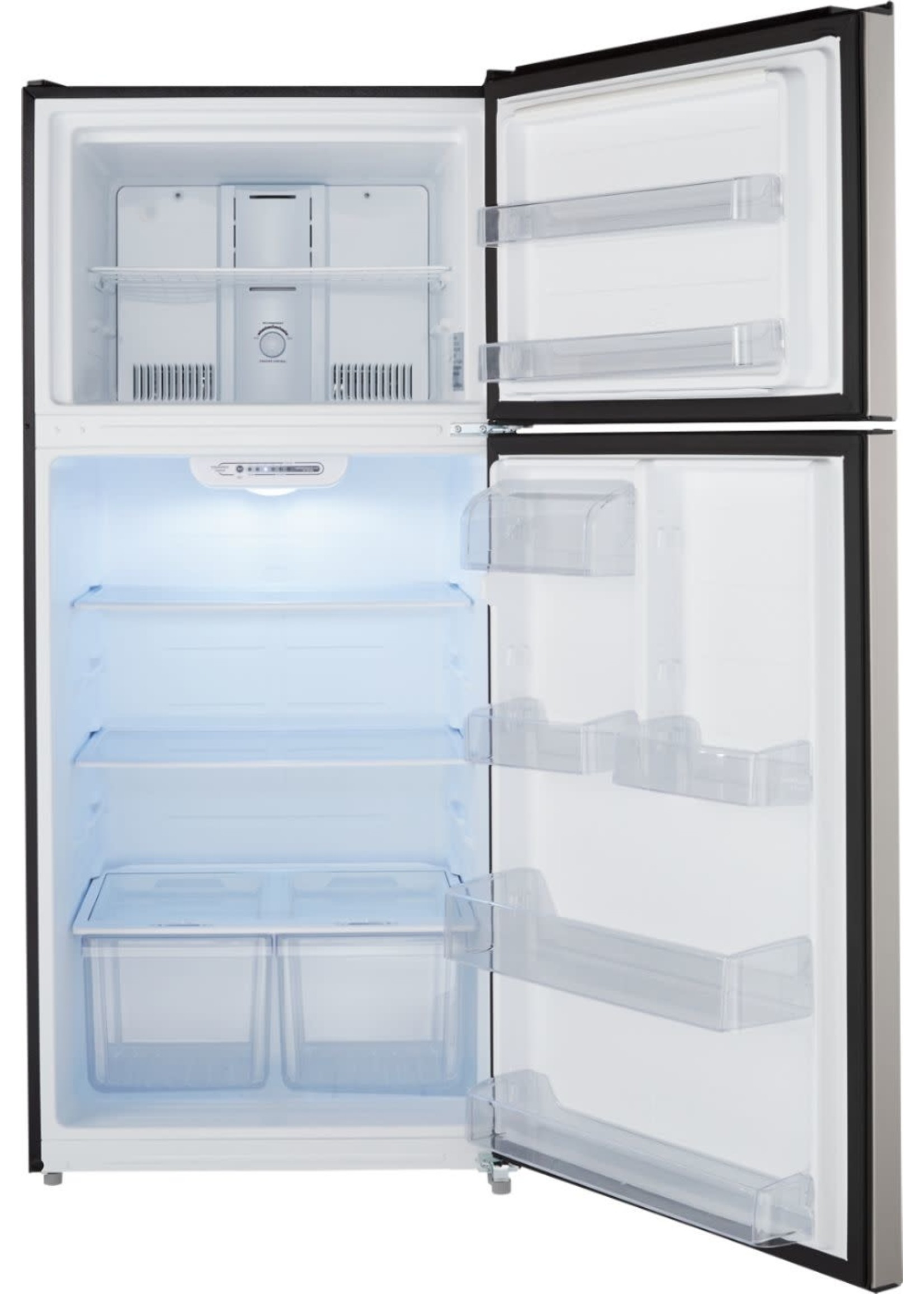 INSIGNIA Insignia™ - 18 Cu. Ft. Top-Freezer Refrigerator - Stainless steel