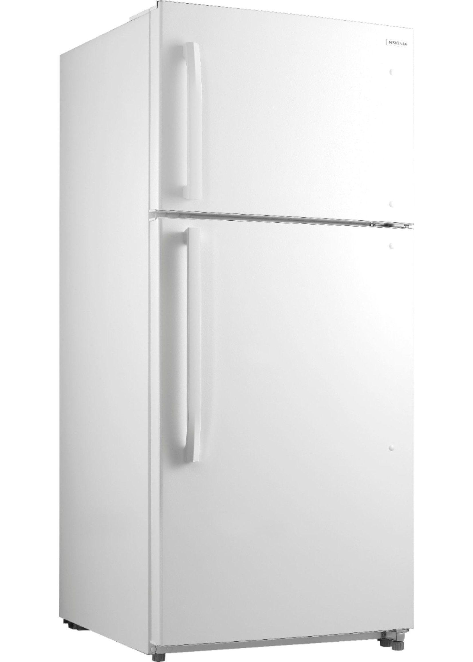 Insignia™ 18.1 Cu. Ft. Top-Freezer Refrigerator White NS  - Best Buy