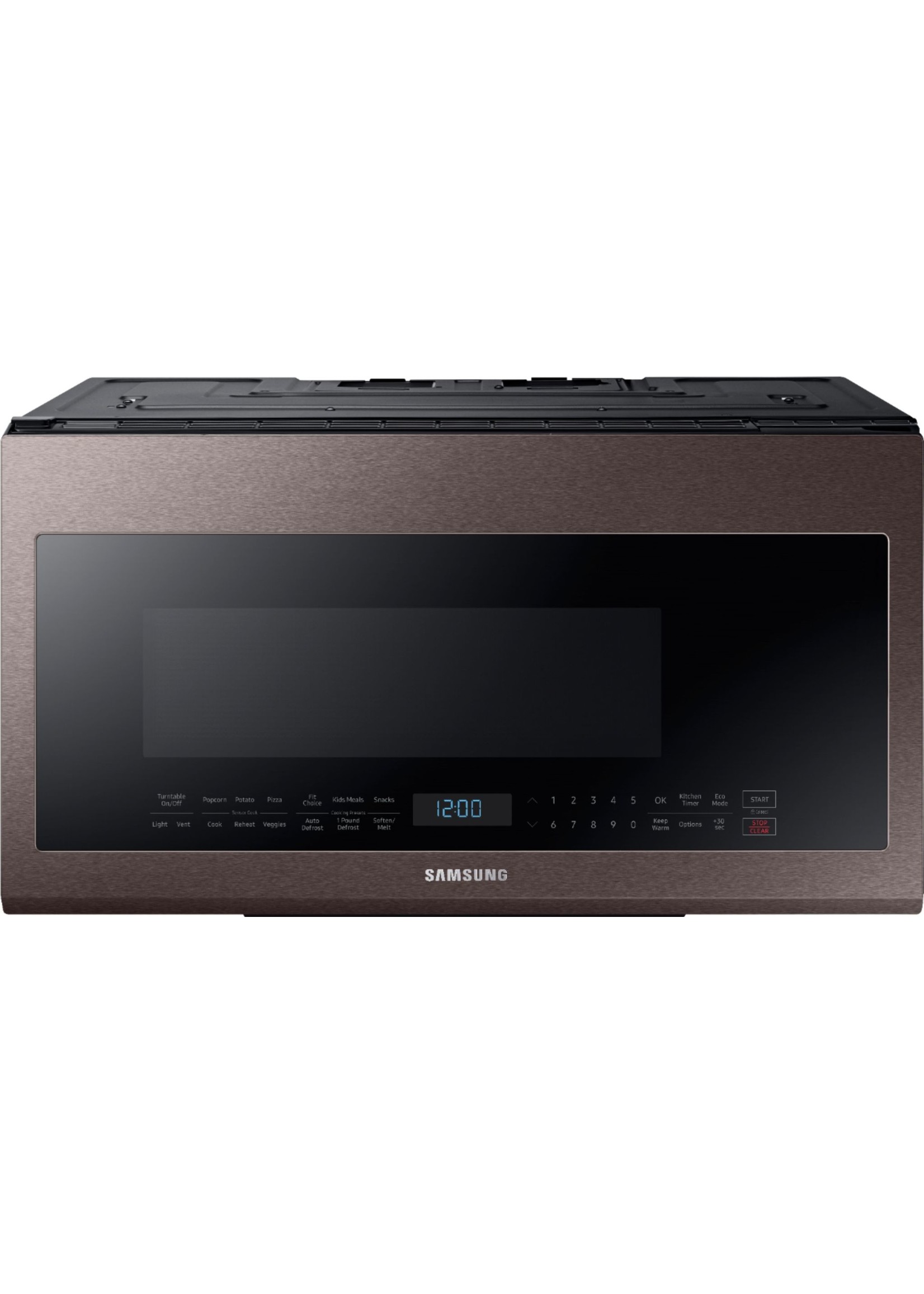 Samsung 2.1 Cu. ft. Over The Range Microwave with Sensor Cooking in Black Stainless Steel