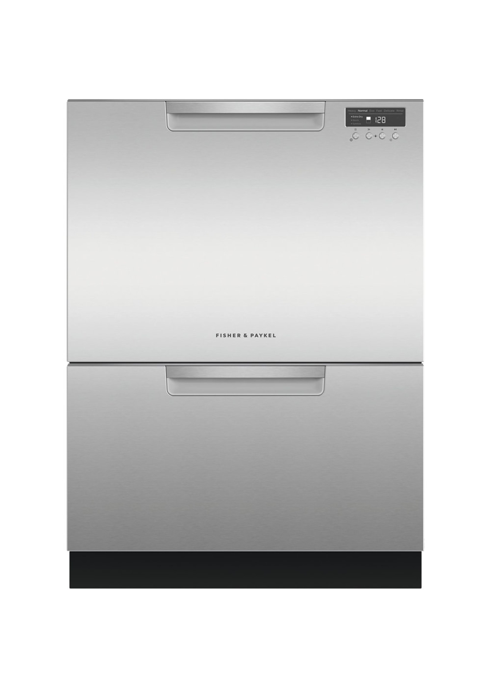 Fisher & Paykel - 24" Front Control Built-In Dishwasher - Stainless steel