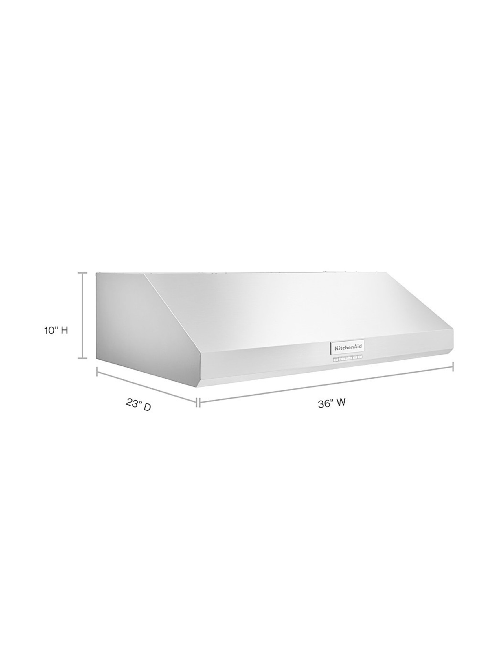 KitchenAid 30 585 CFM Motor Class Commercial-Style Under-Cabinet Range Hood  System Stainless Steel KVUC600KSS - Best Buy