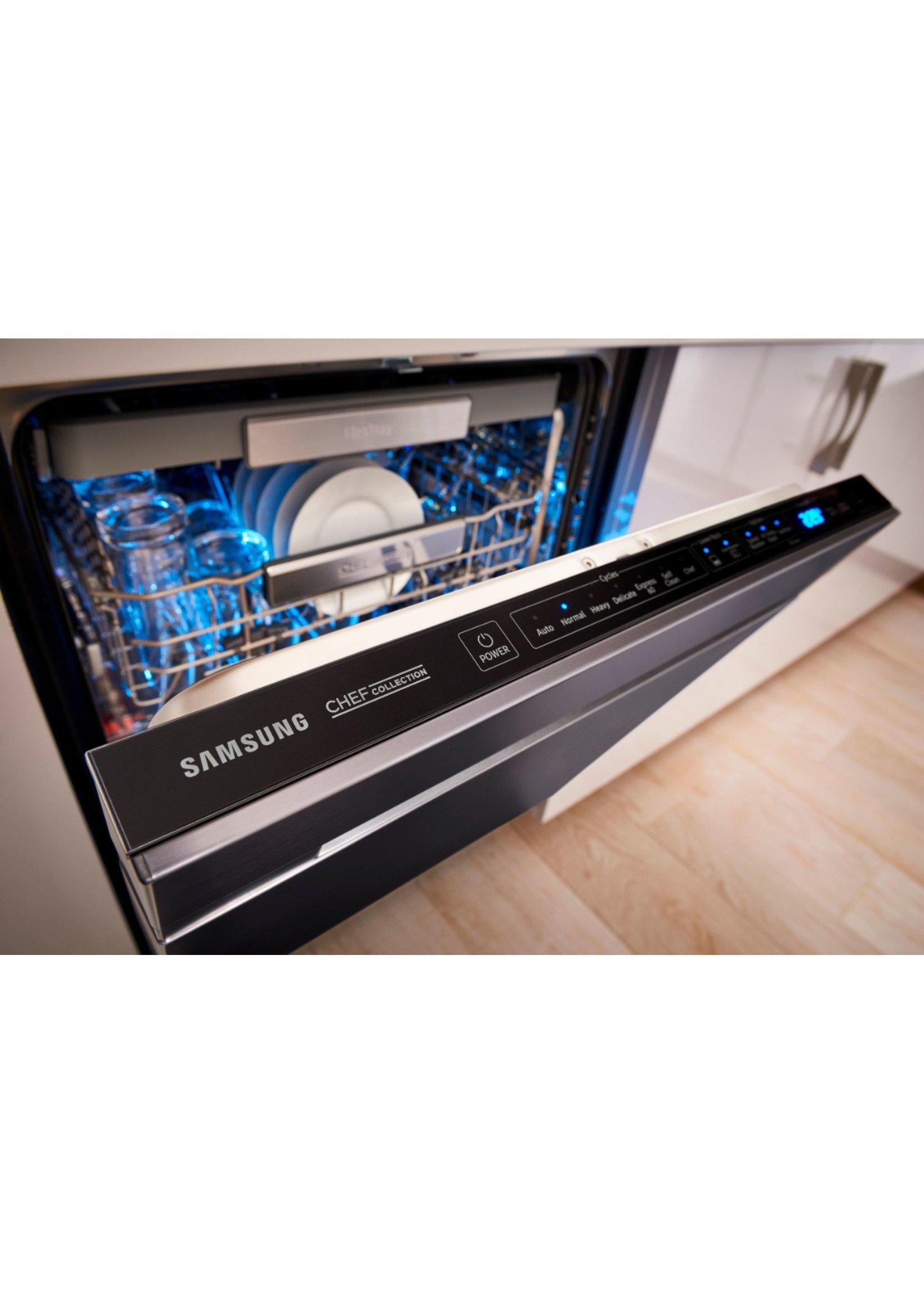 Samsung Chef Collection  24 Inch Fully Integrated Smart Dishwasher Black Stainless