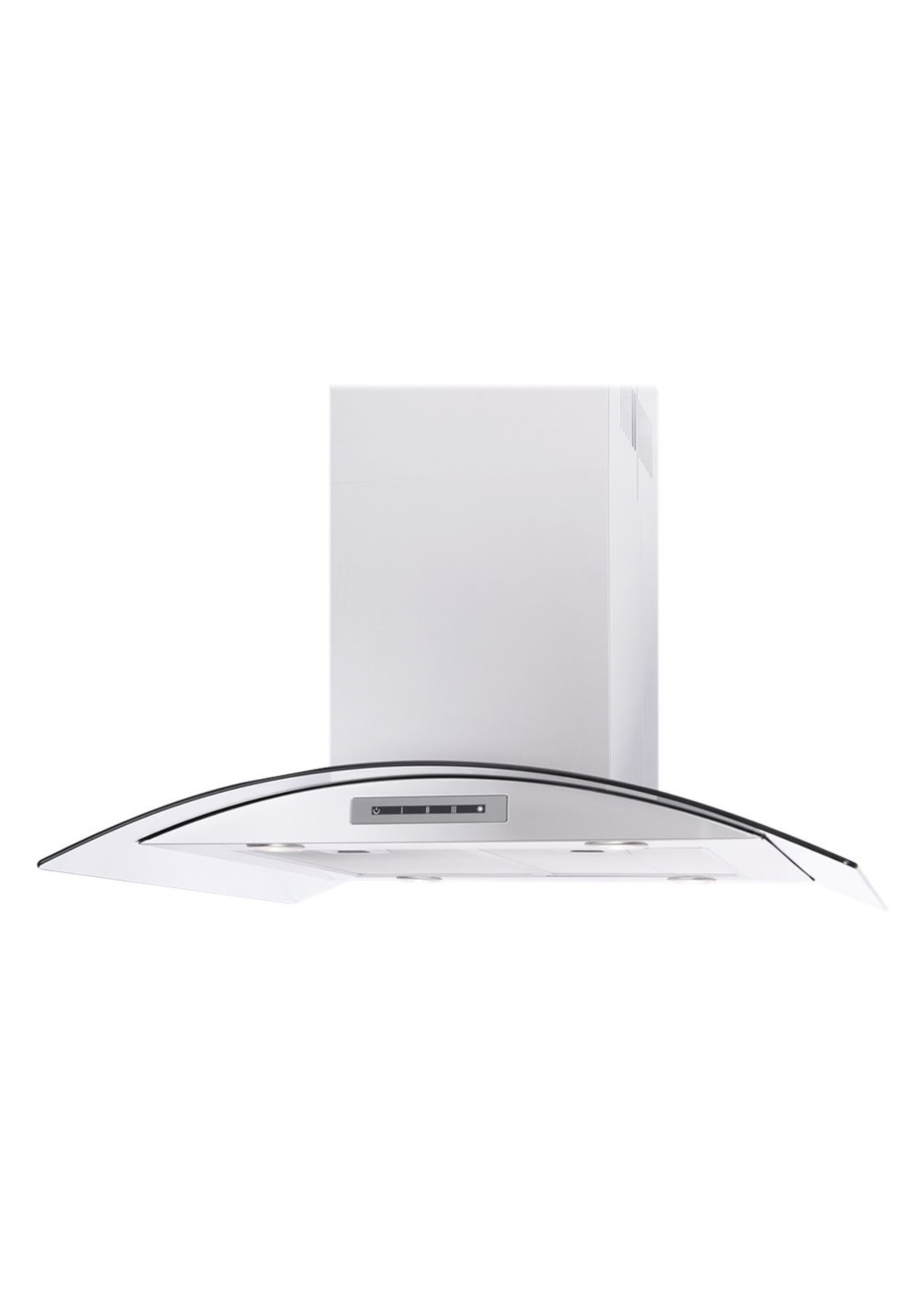 Windster Hoods - 36" Convertible Range Hood - Stainless steel and glass