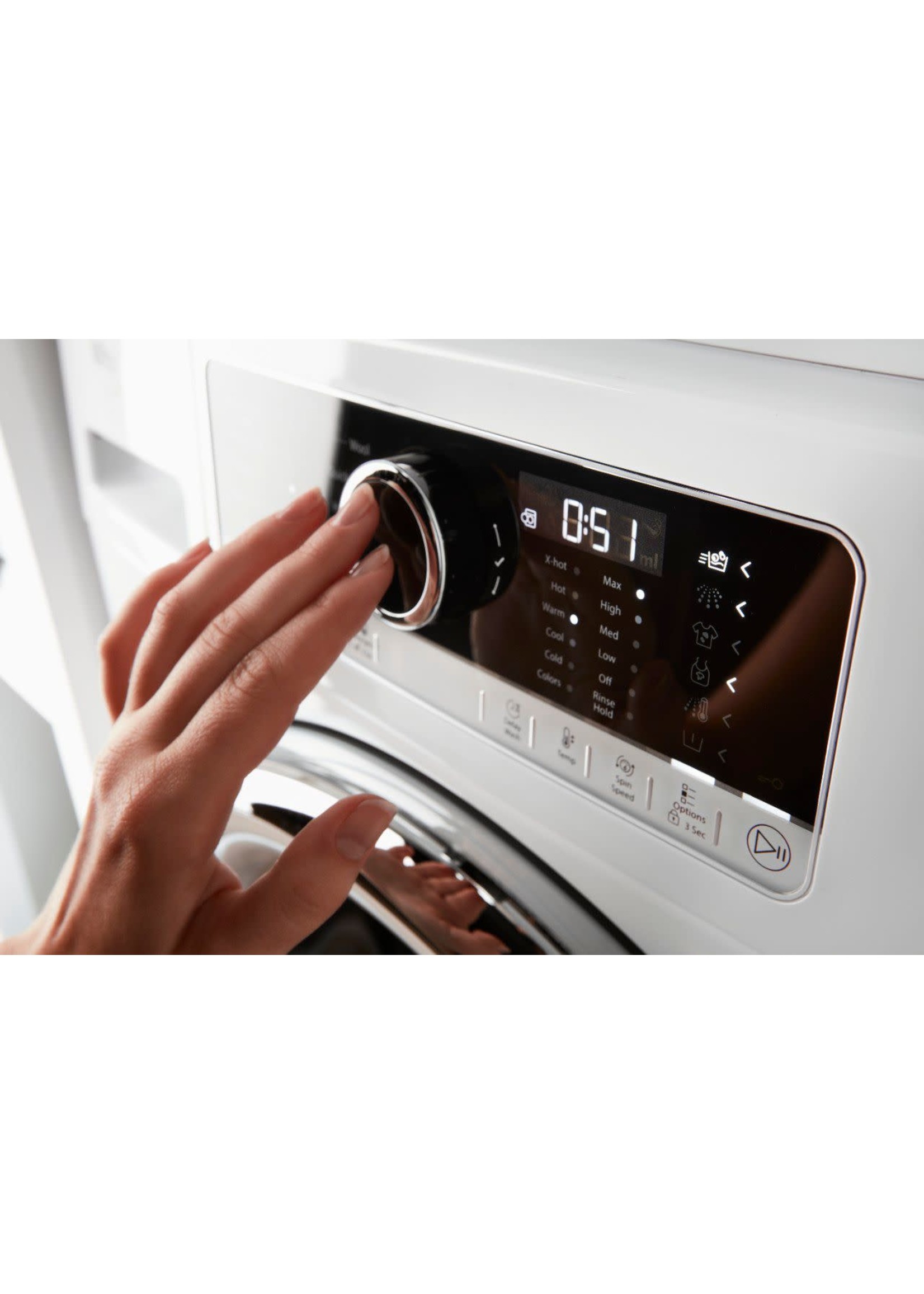 Whirlpool 4.3 Cu. Ft. Stackable Electric Dryer with Steam and Wrinkle  Shield White WHD5090GW - Best Buy