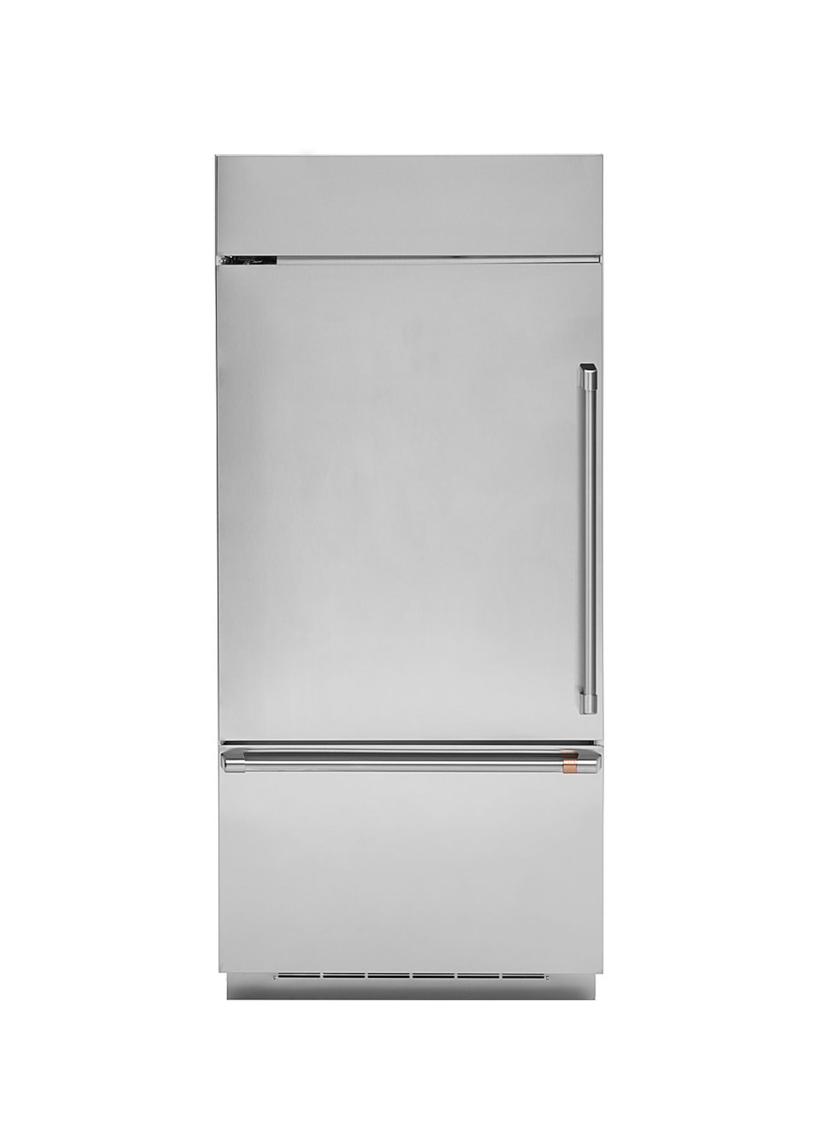 Café - 36 Inch 21.3 Cu. Ft. Bottom-Freezer Built-In Refrigerator with Left-Hand Side Door - Stainless steel