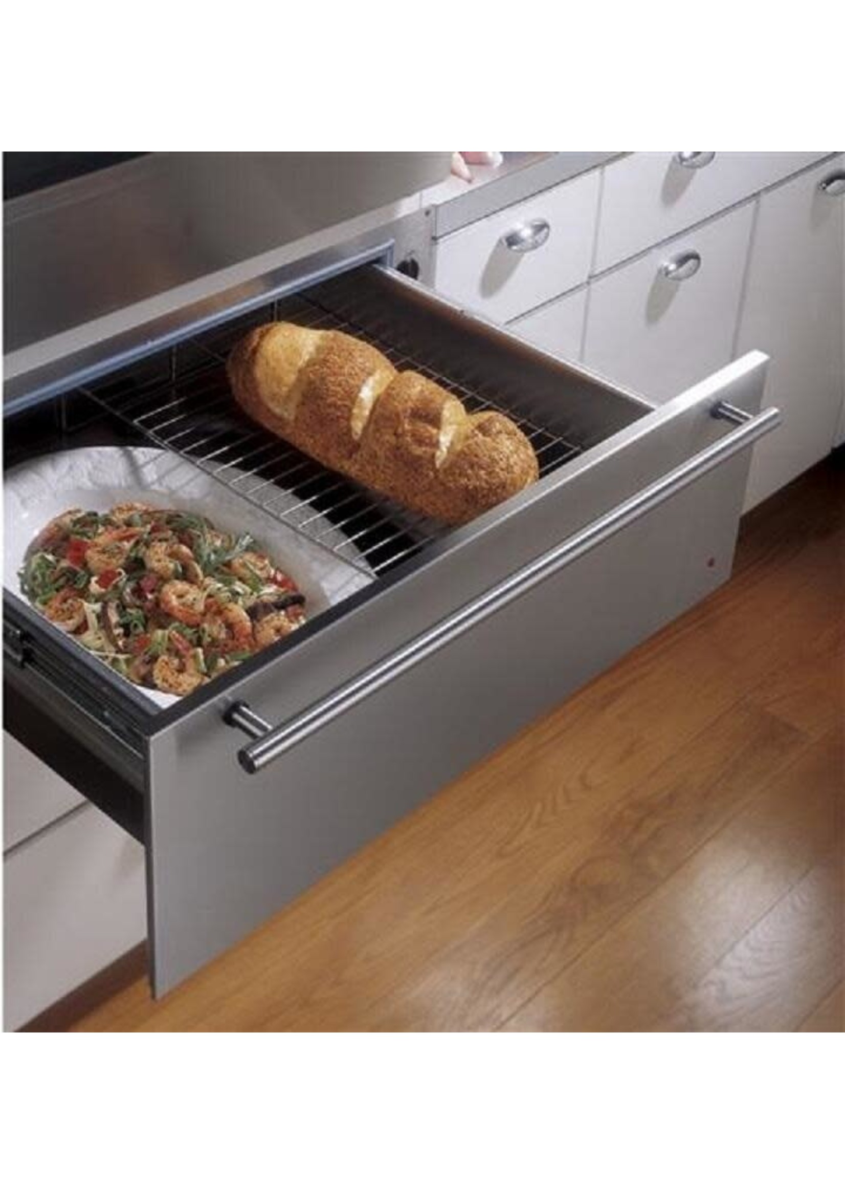 Monogram ZJ7000SJSS 27" Warming Drawer with 1.67 cu. ft. Capacity, Infinite Setting Temperature Control, Hidden Controls and Variable Humidity Control, in Stainless Steel