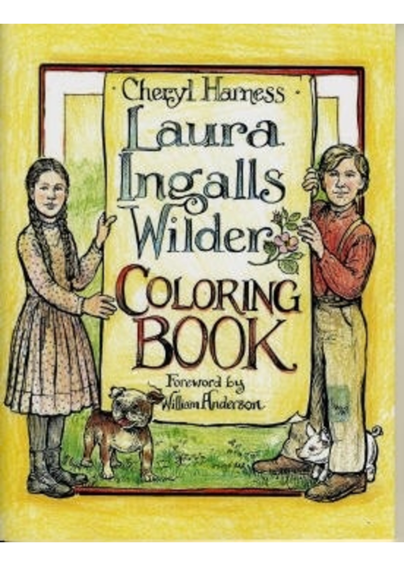 Laura Ingalls Wilder Coloring Book