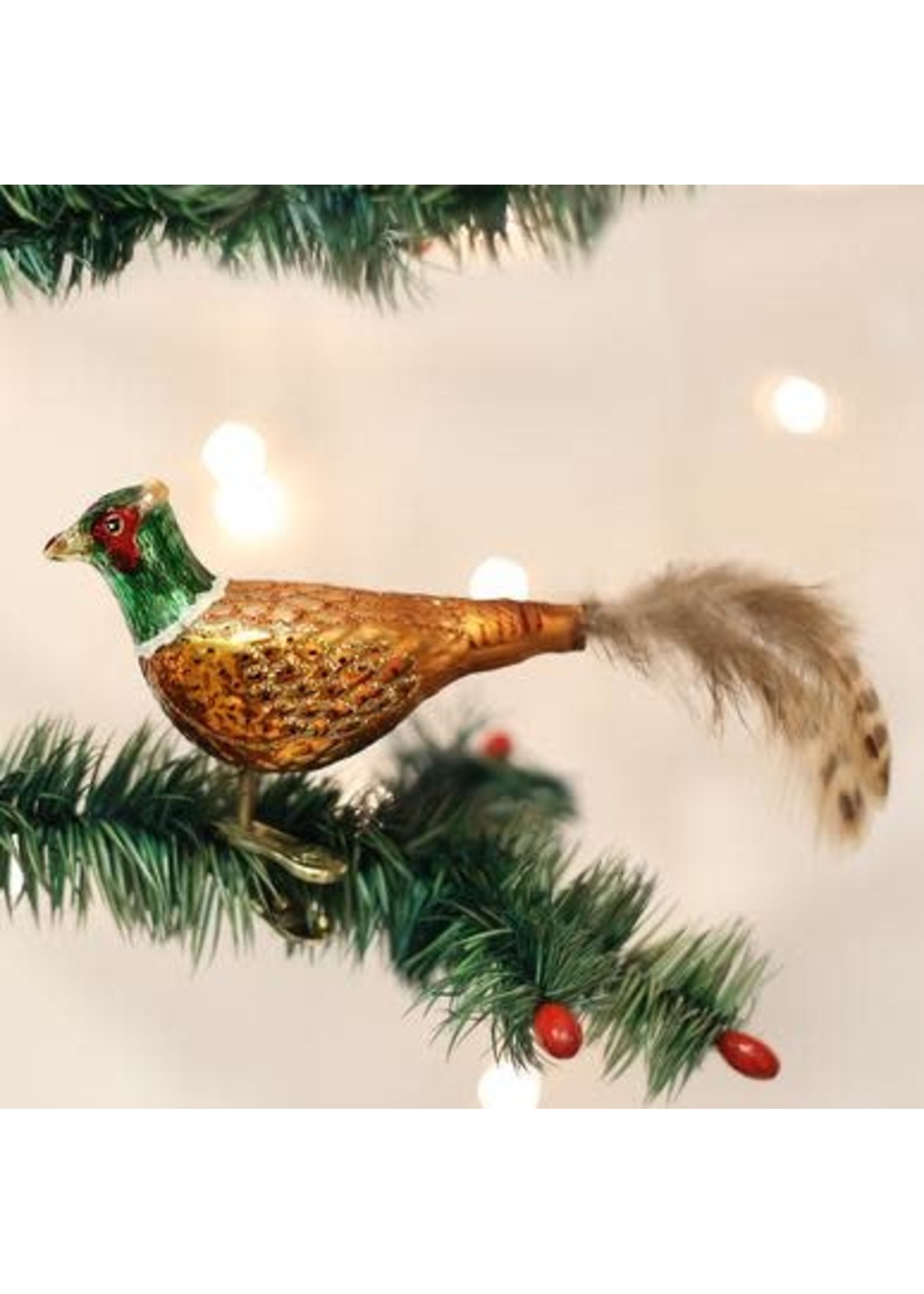 Old World Christmas OWC Pheasant Orna