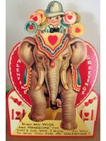 Boy on Elephant Card