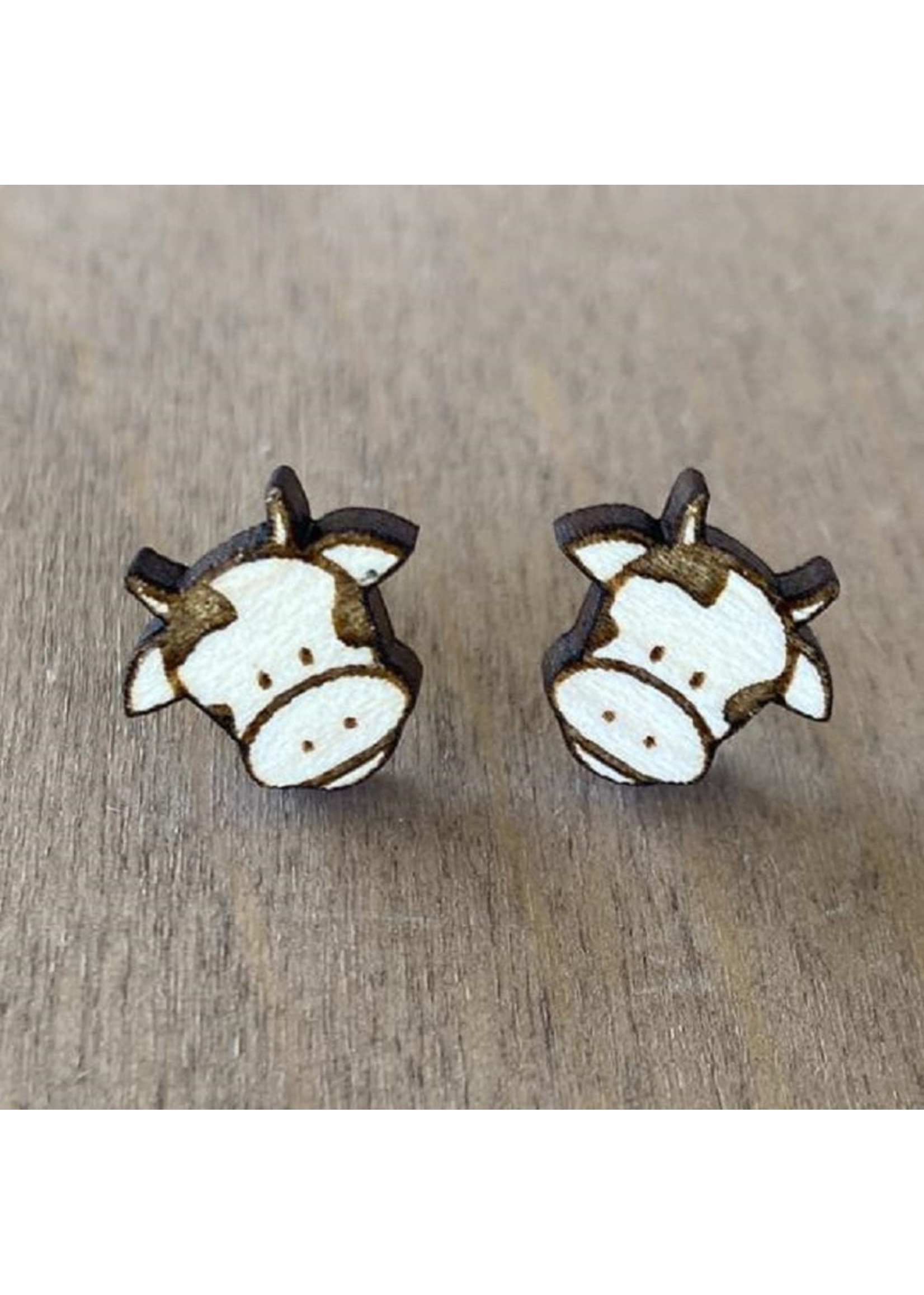 Cow Stud  Earrings