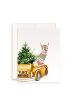 Llama "Fleece Navidad" Card