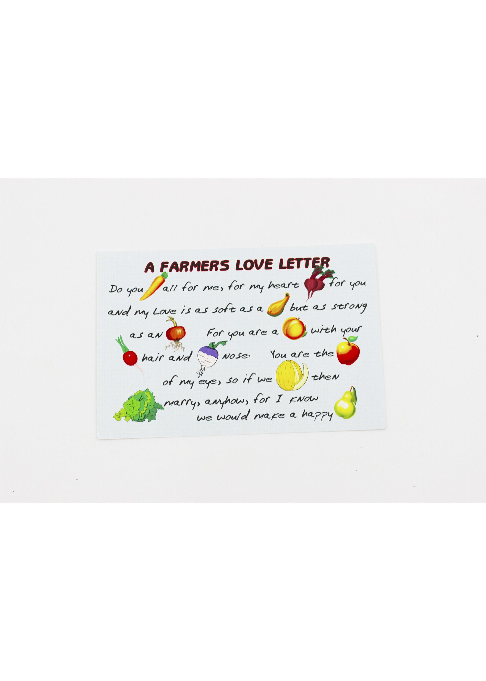 SD Agricultural Heritage Museum Farmers Love Letter Postcard 12/pk