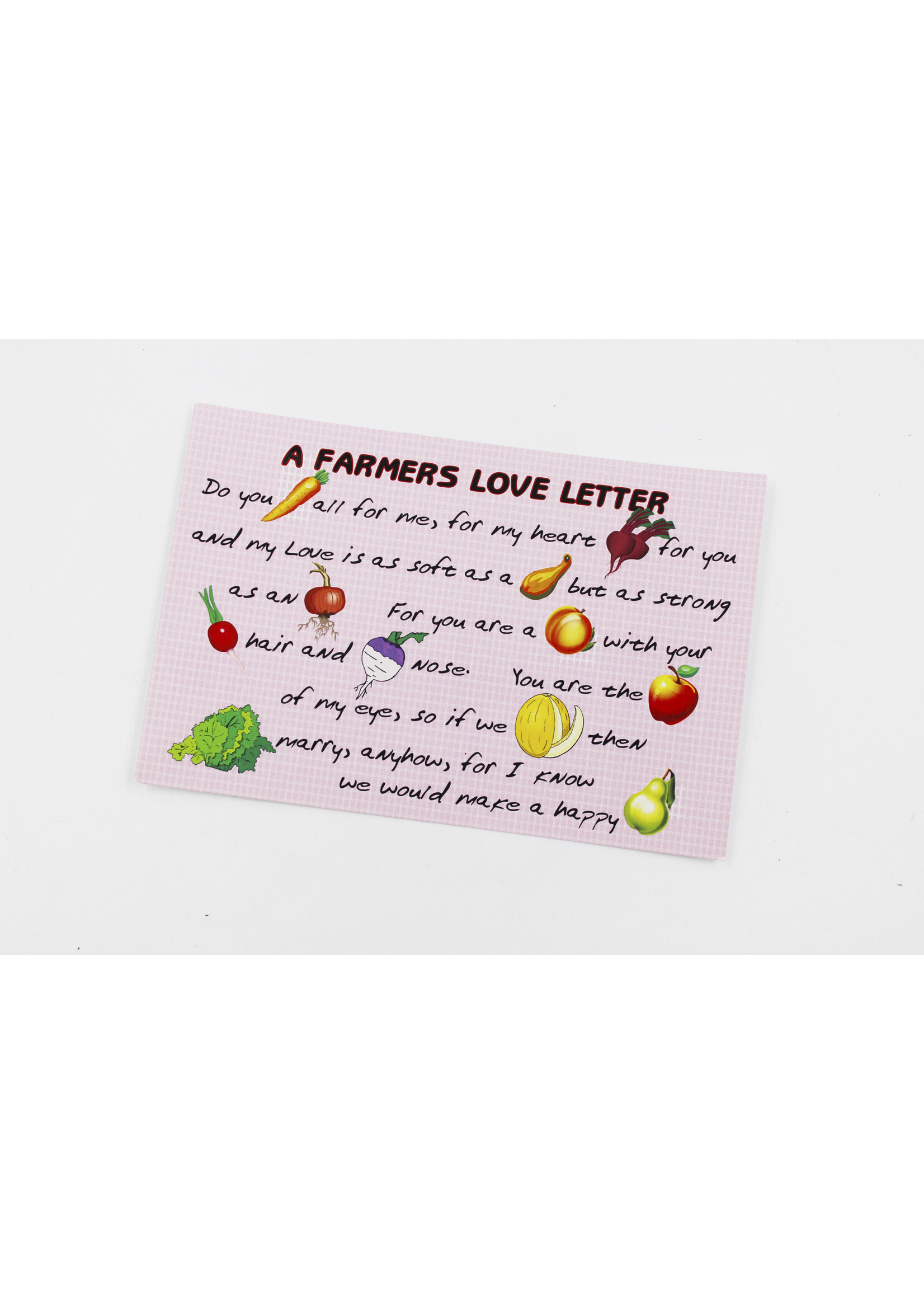 SD Agricultural Heritage Museum Farmers Love Letter Postcard 12/pk
