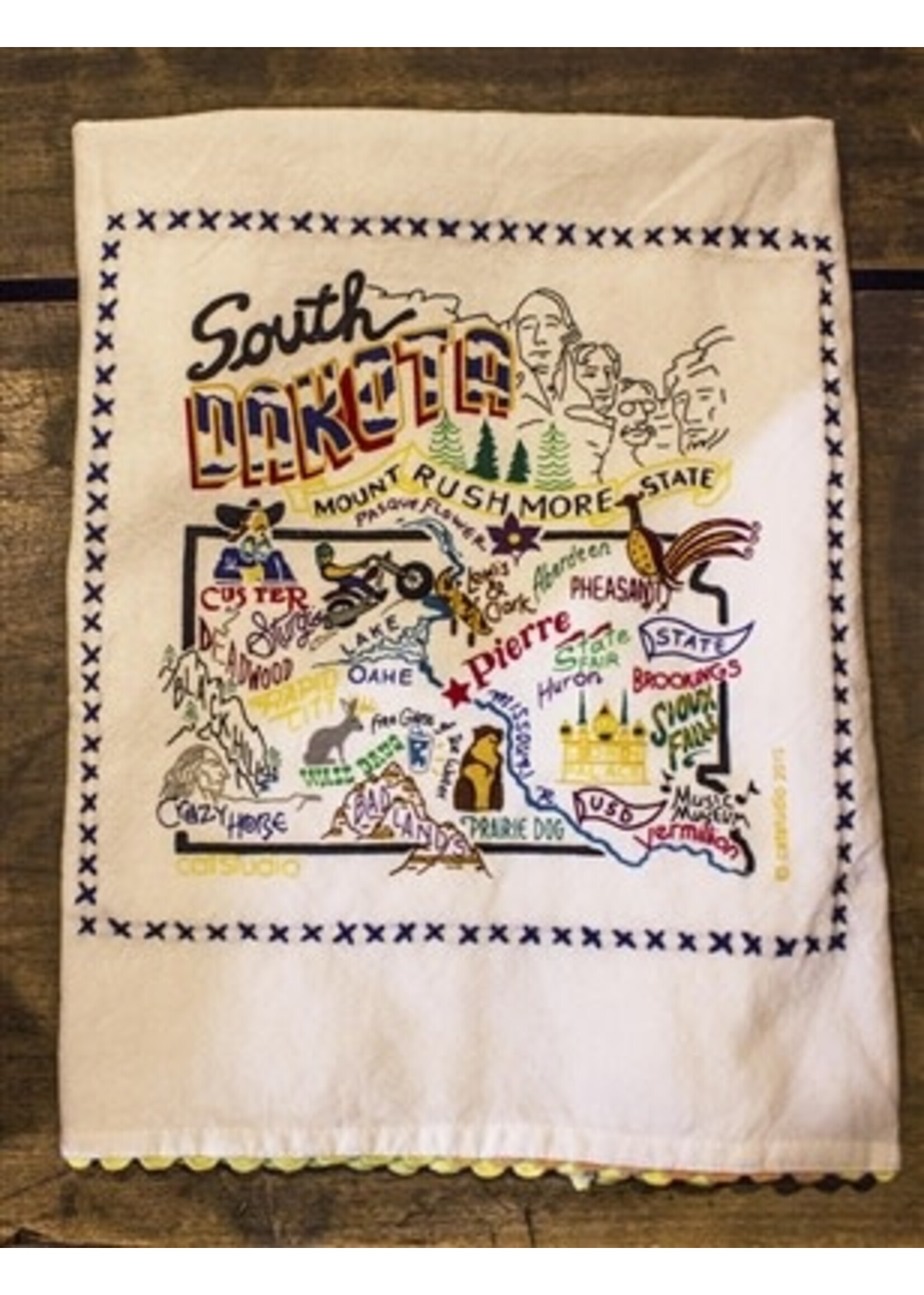 South Dakota Dish Towel