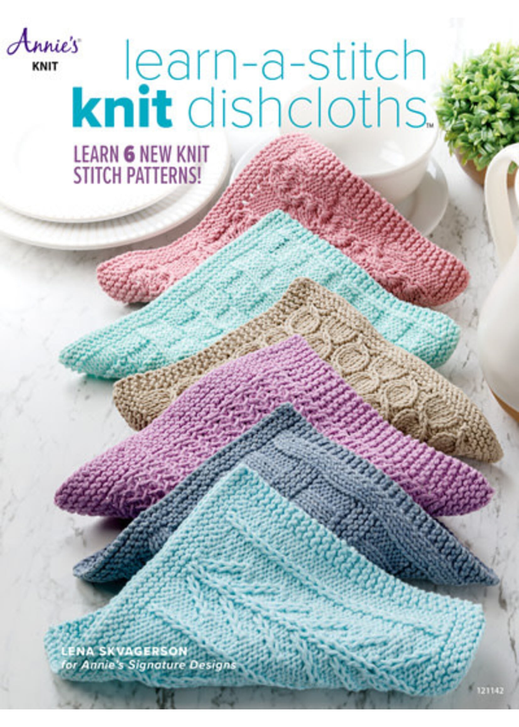 Learn-A-Stitch Knit Dishcloths by Lena Skvagerson