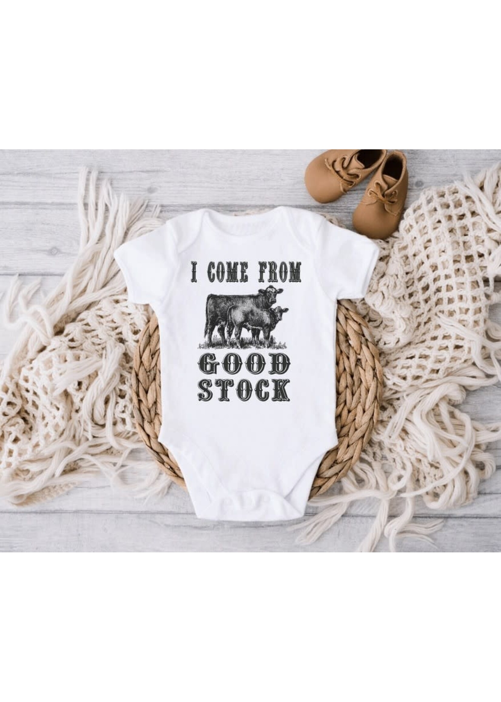 I Come From Good Stock Onesie