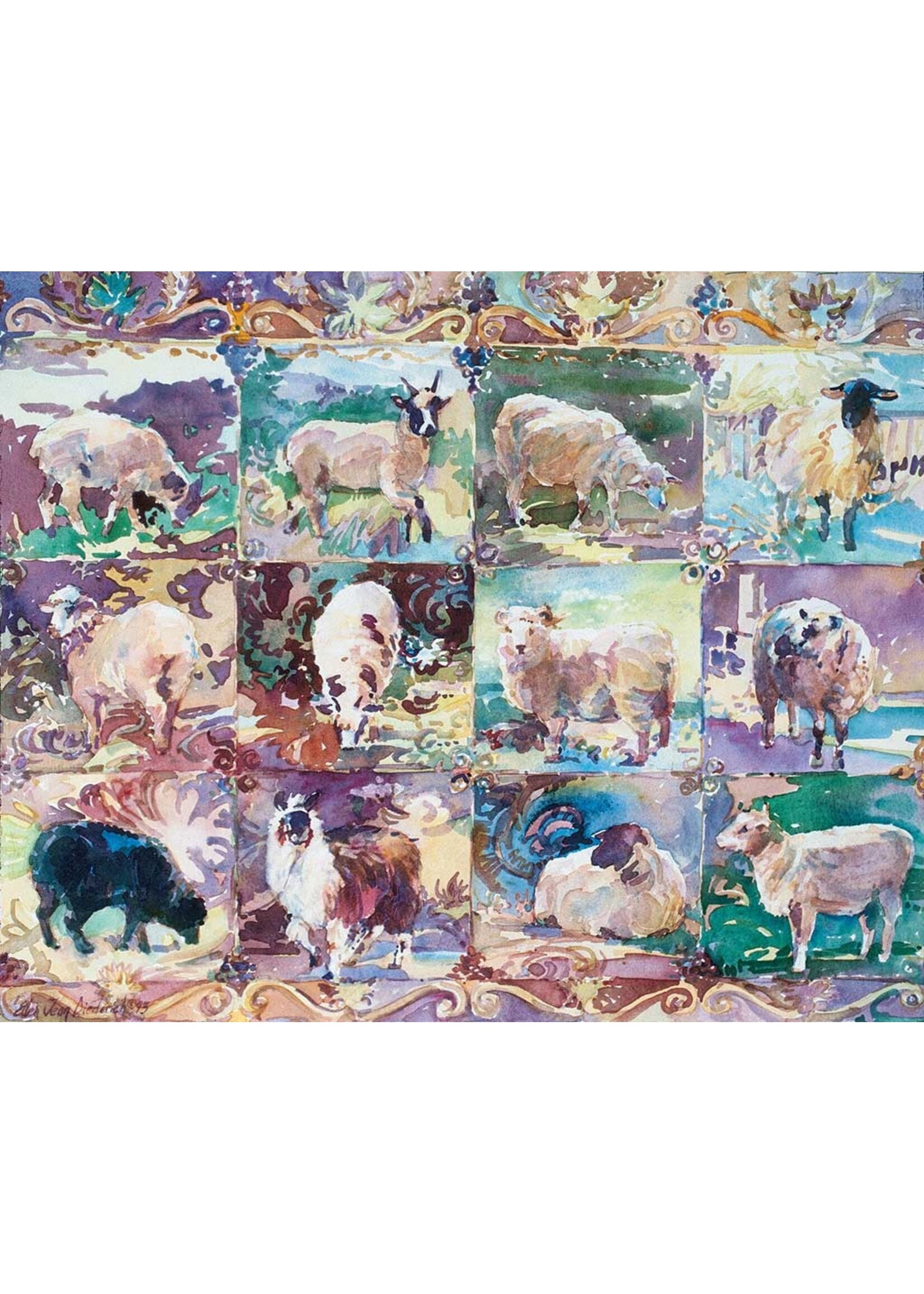 Givinity Press Givinity 8 Notecards & Envelops - Sweater Patch