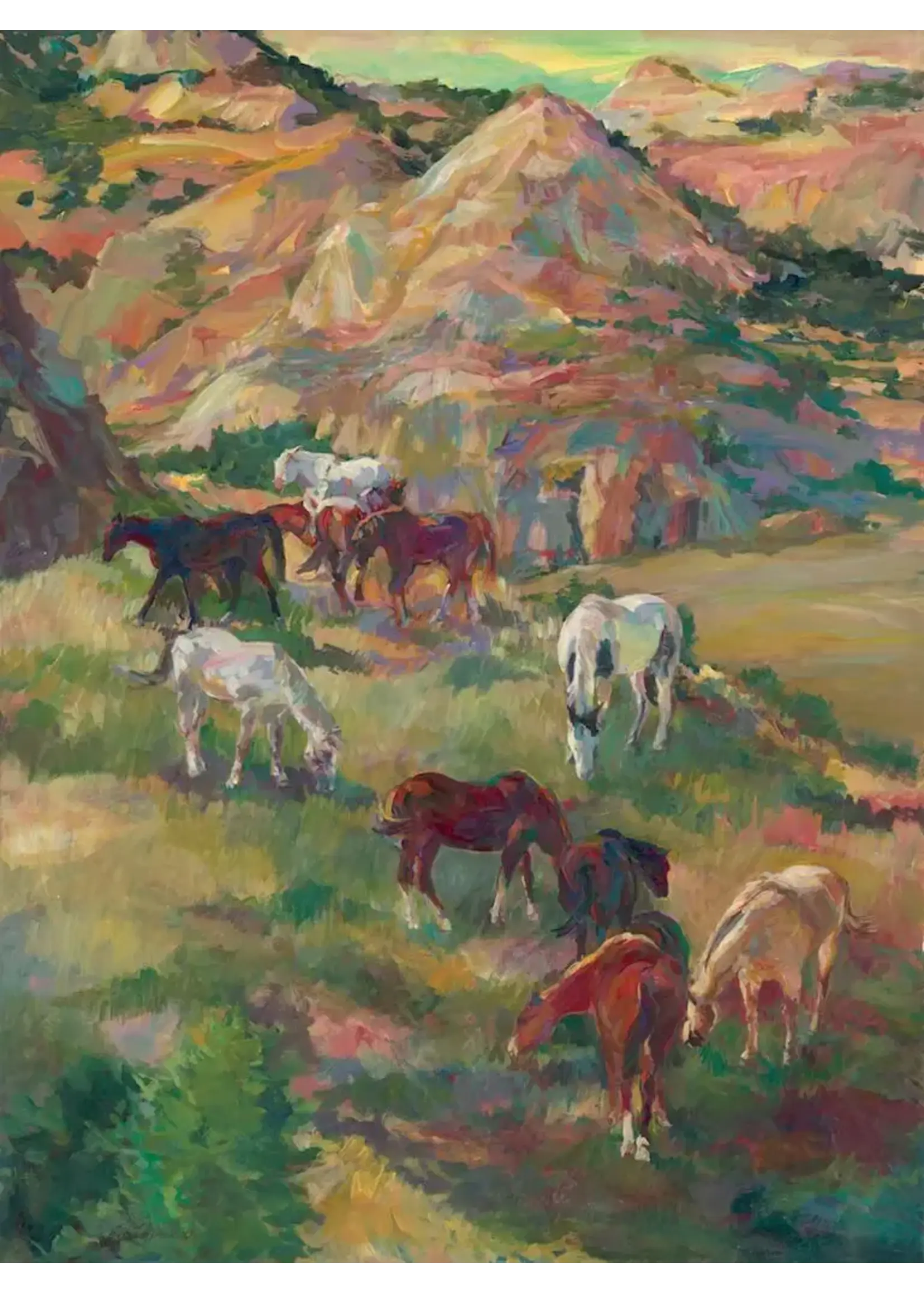 Givinity Press Givinity 8 Notecards/Envelopes Set Wild Horse Ridge