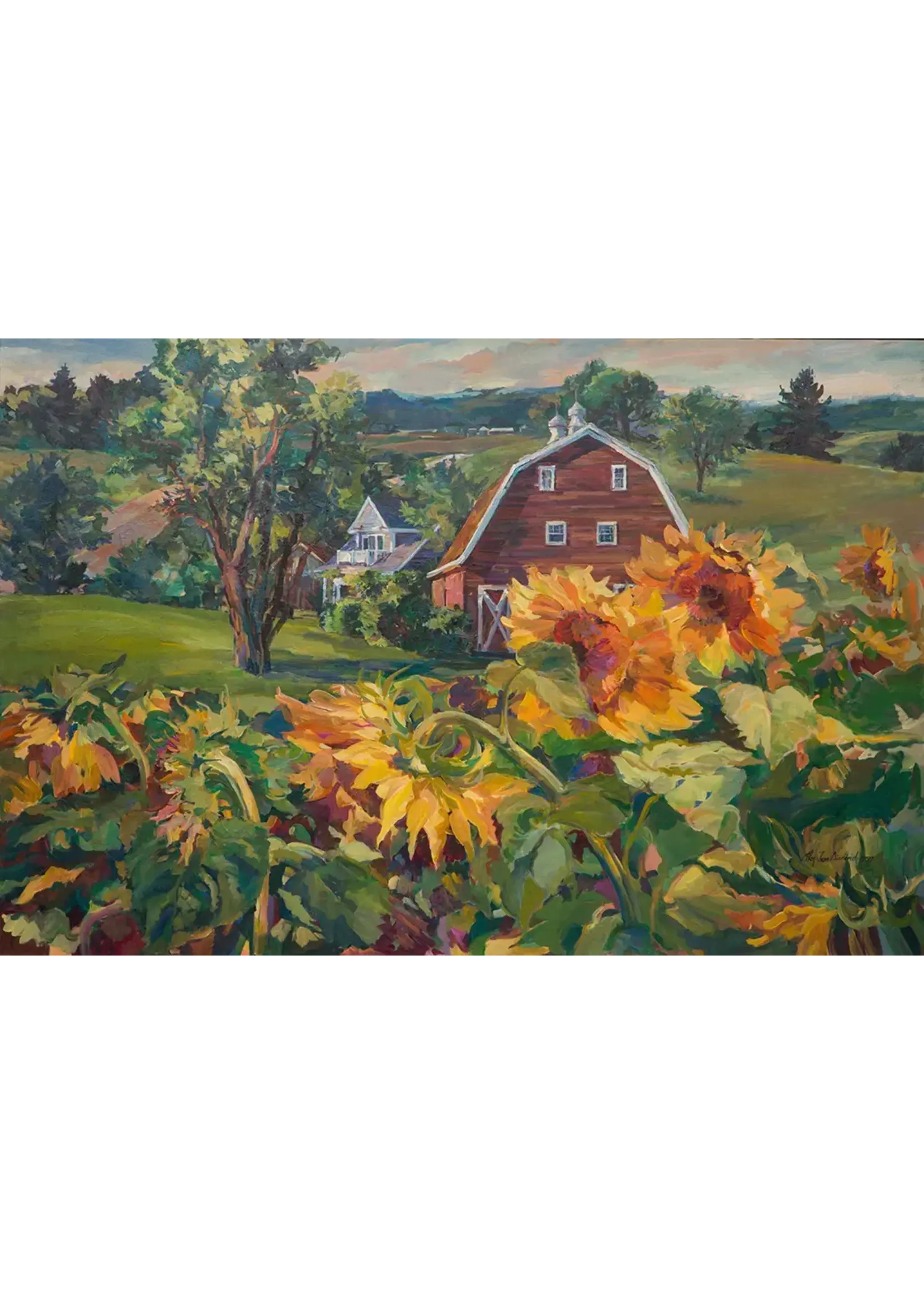 Givinity Sunny Hills set of 8 notecards & envelopes