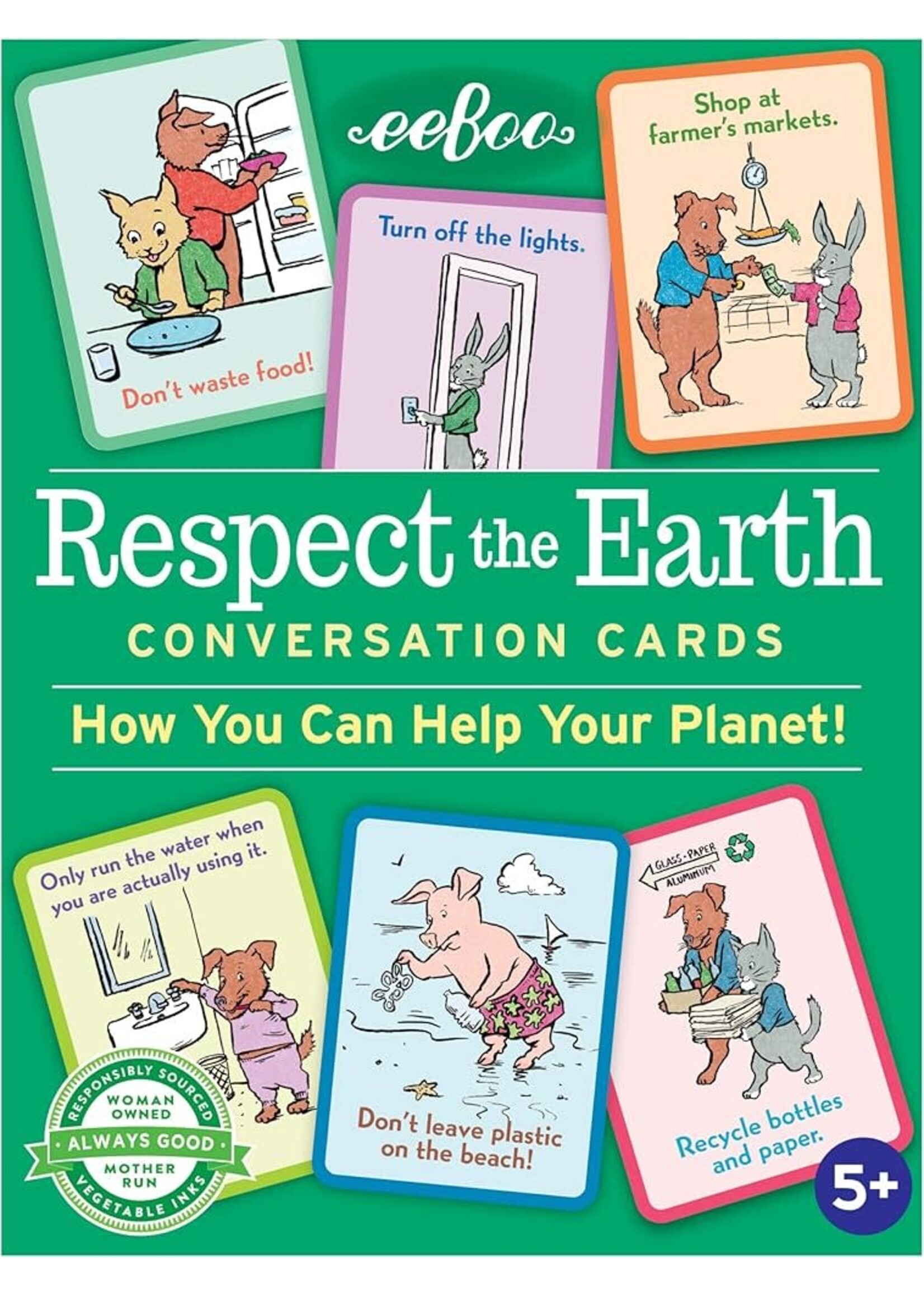 Eeboo Respect The Earth Flash Cards