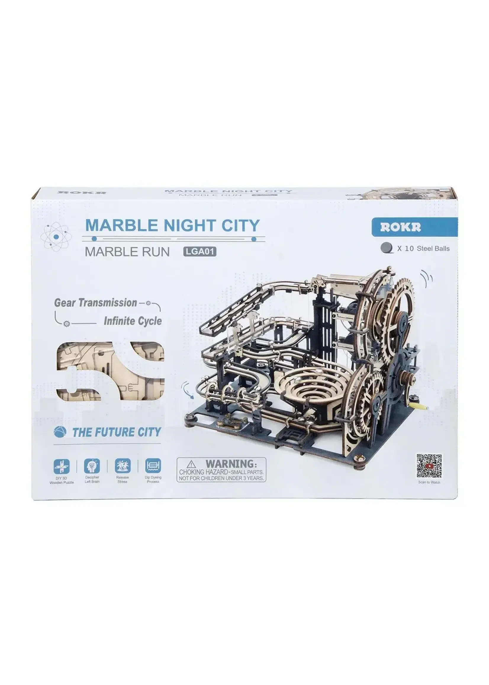 Hands Craft Marble Run: Marble Night City
