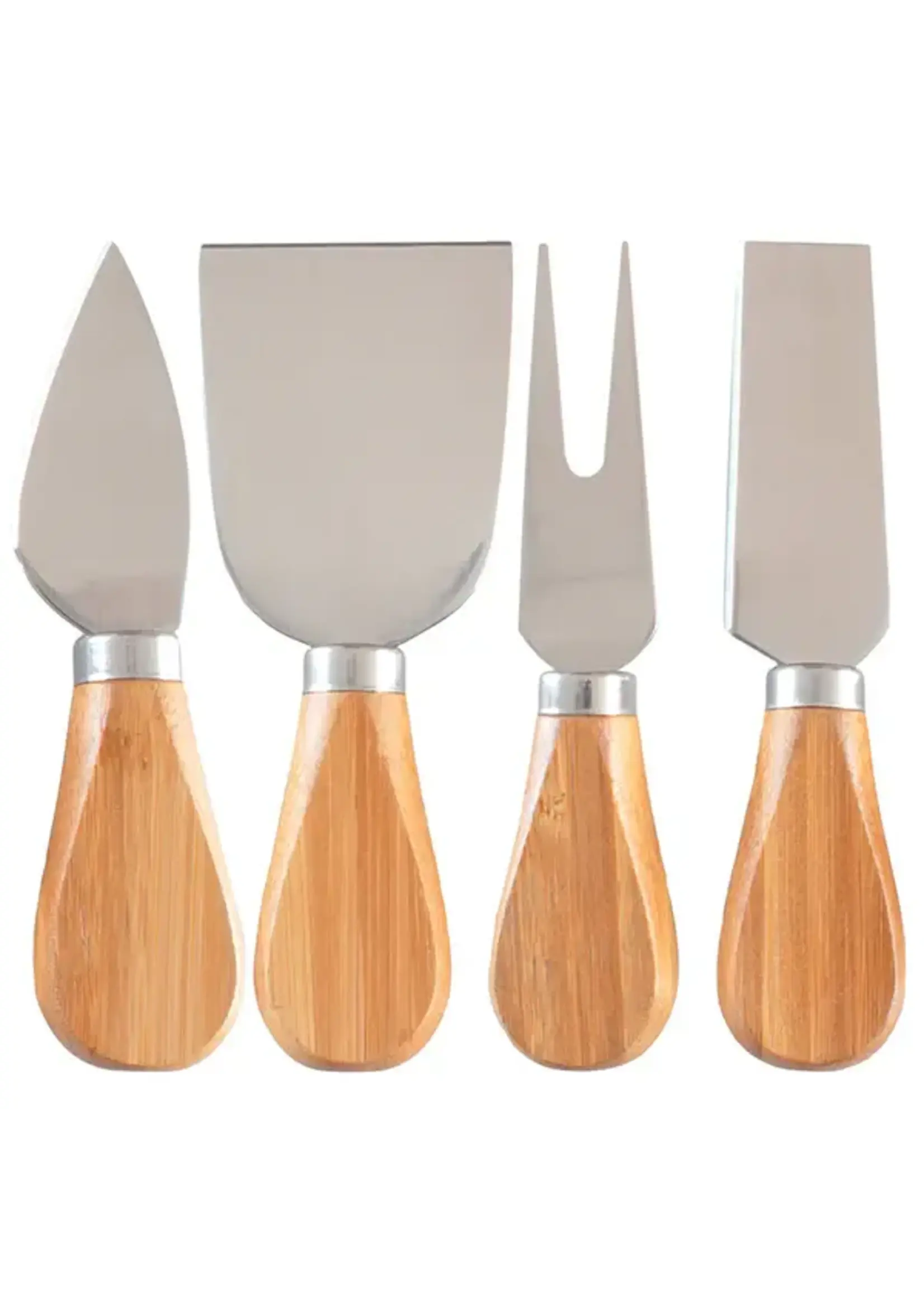 Totally Bamboo 4 Piece Cheese Tool Knife Set